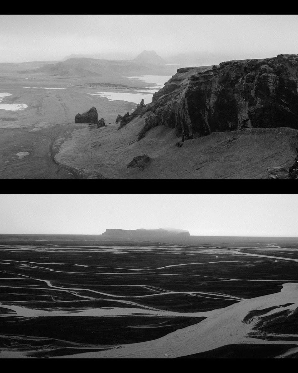 Iceland in monochrome.