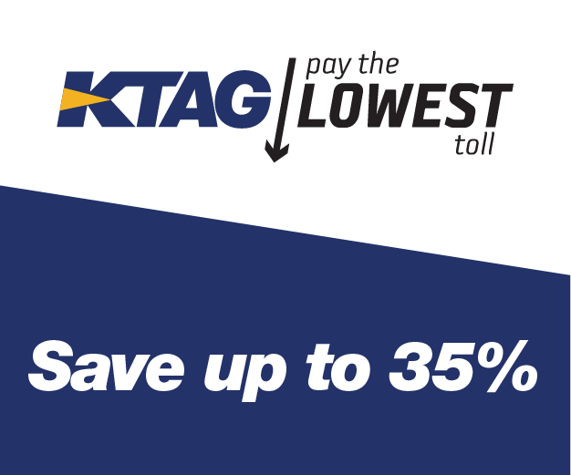KansasTurnpike's tweet image. It’s no joke — not only are K-TAG stickers free, but you can save up to 35% on tolls when you travel! Order yours today for contactless travel and lowest tolls at myktag.com/order-tags #NoJoke