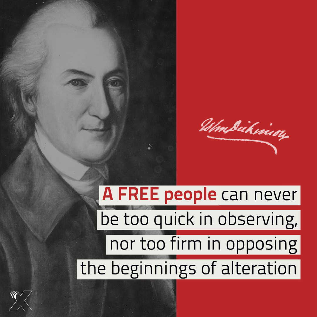A 'free people' doesn't sit around and wait for the government to fix itself.