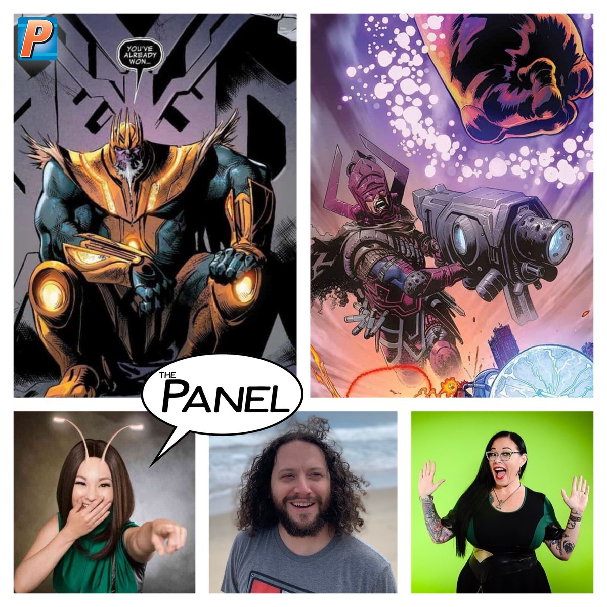 Spoiler alert: THANOS WINS at the end!

This Friday! Get ready for an all-new episode of THE PANEL! <a href="/AniMiaOfficial/">Ani-Mia 🍥</a> <a href="/CannonDollX/">Natasha AKA Cannon Doll-X</a> <a href="/manusdunbar/">manus</a> and <a href="/Elonifi/">Eli Schwab</a> as they talk about THANOS WINS by <a href="/Doncates/">DONNY CATES</a> and Geoff Shaw. Only on YouTube: youtube.com/watch?v=v6k54b…

#Marvel