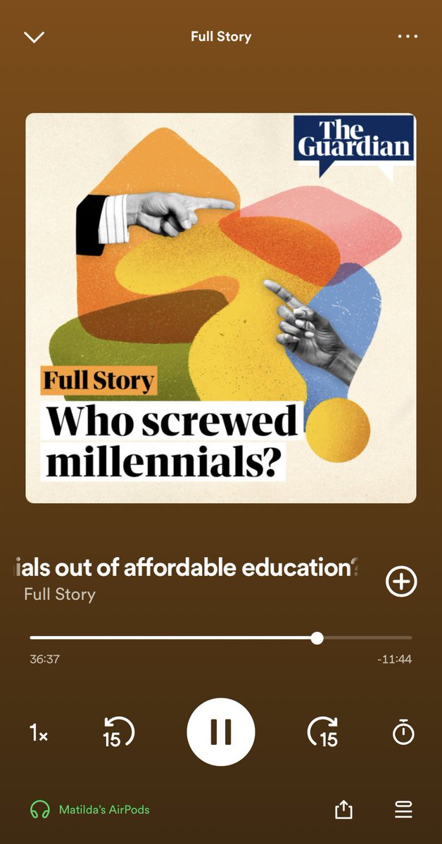 Believe it or not, HECS was originally pitched as a way to make universities MORE equitable? So, where did it all go wrong? This episode (reported by the amazing @JaneSYLee and @michmacklem is brilliant). Worth a listen for HECS fans and haters alike! theguardian.com/australia-news…