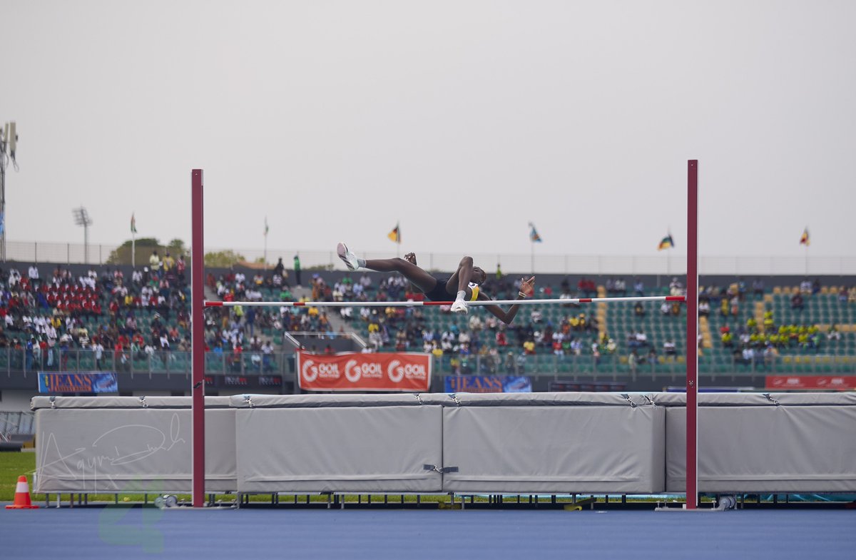 African Games High Jump (women) gold medalist, Rose Yeboah’s jump in 4 frames 🤩

#AfricanGames