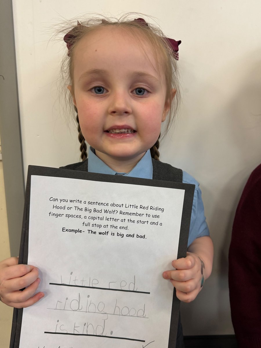 St_Andrew_Apost's tweet photo. These Reception girls took a trip upstairs to visit Year 6 today! Mrs Hallett was blown away by their superb independent writing! βοΈπ We are incredibly proud! π₯Ή #SuccessfulSATA #SuccessfulWriting #SuccessfulEYFS https://t.co/tw0QceaUrD