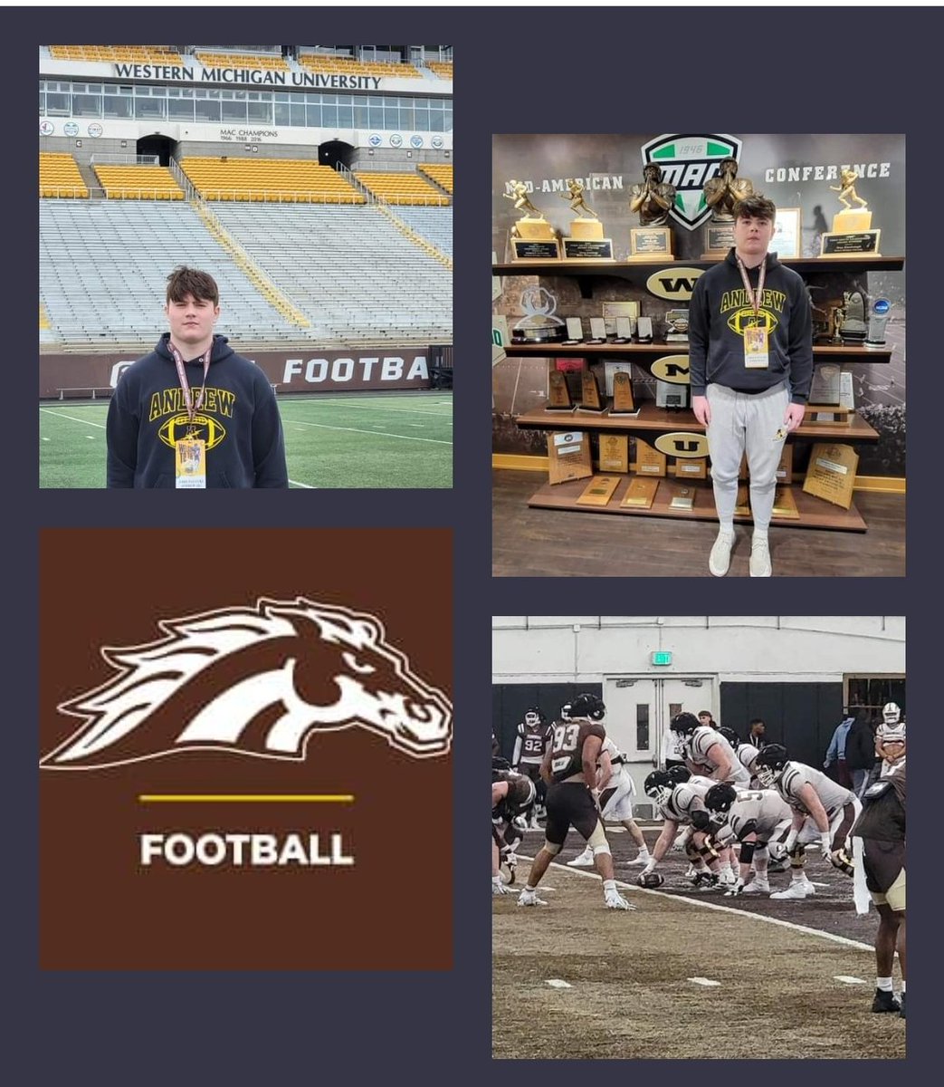 Thanks to @WMU_Football and @CoachTMendelson for having me out to practice today. It was great to be back, excited for your season! #EAT @VJA_FOOTBALL @CoachLew_66 @EDGYTIM @PrepRedzoneIL @DeepDishFB @HSFBscout @AllenTrieu @LemmingReport @RivalsPapiClint @MaxPreps @247recruiting