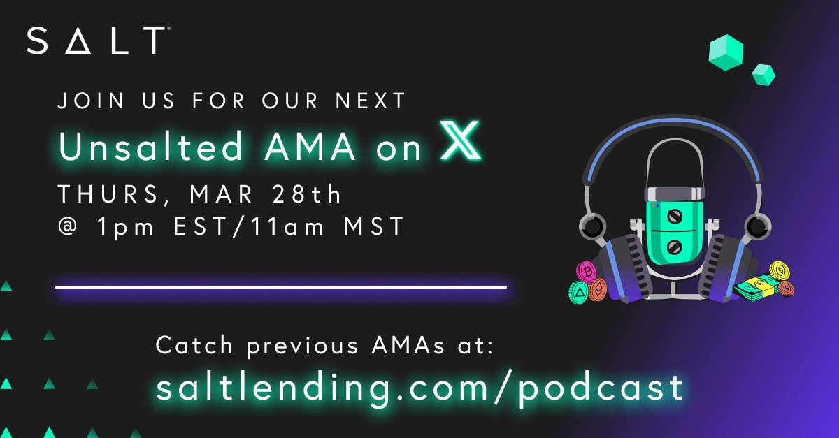 🎙️ Ready for this week's AMA on Thursday at 1 pm EST! 🎢This week we'll be chatting about #Bitcoin, #blockchain, and beyond! 🚀 Schedule your reminder here: twitter.com/i/spaces/1DXGy… #bitcoin #crypto #cryptolending #thoughtleadership #AMA #HODL #blockchain #celsius #refinance