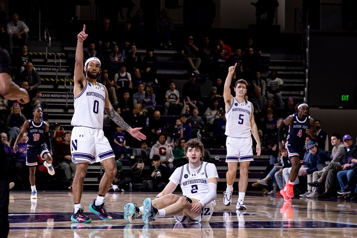So honored and grateful to have been a part of this team, and I’m blessed to have created a brotherhood that was unlike any other. Gonna miss going to war with these guys night in and night out💜@NUMensBball