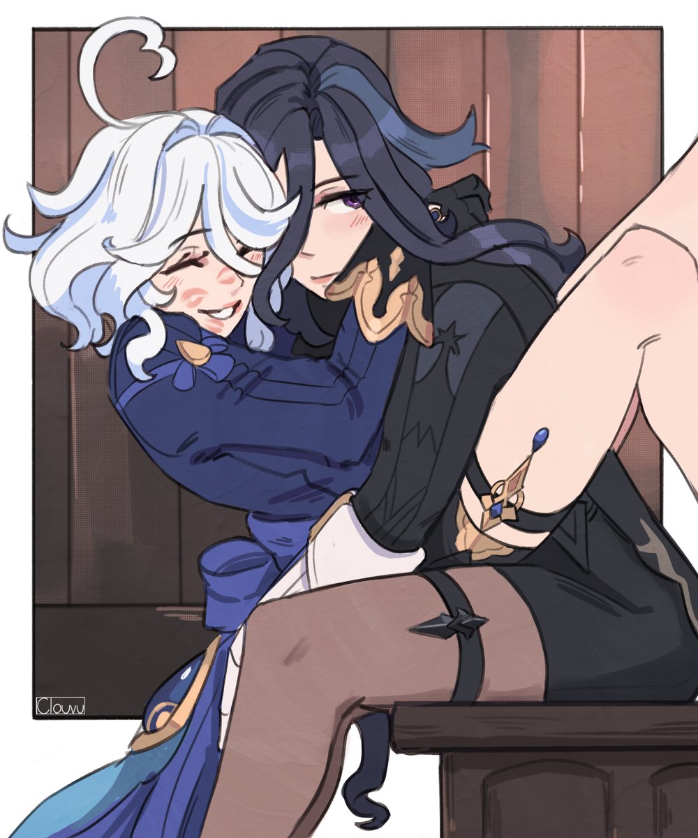 Friendship goals 😘
#furina #clorinde #furinde