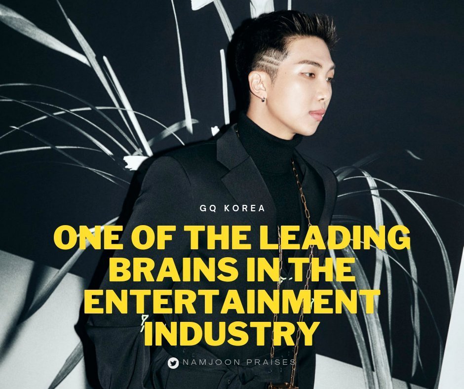 Very true, GQ Korea. Very true