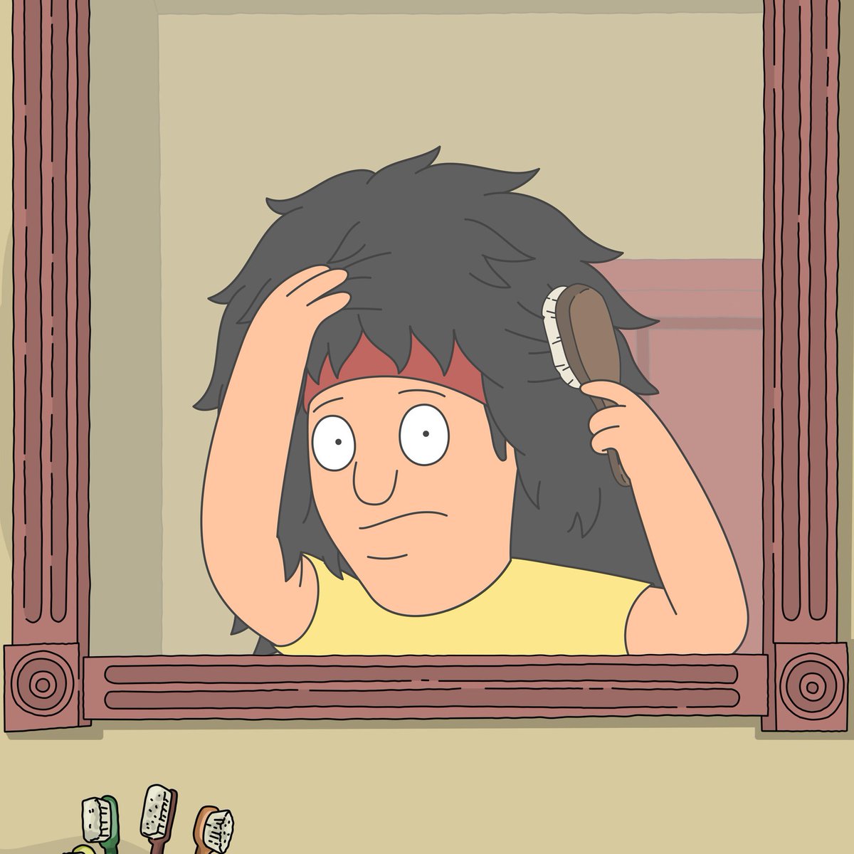 There's only one thing more awesome than Gene's hair: watching #BobsBurgers on @hulu!