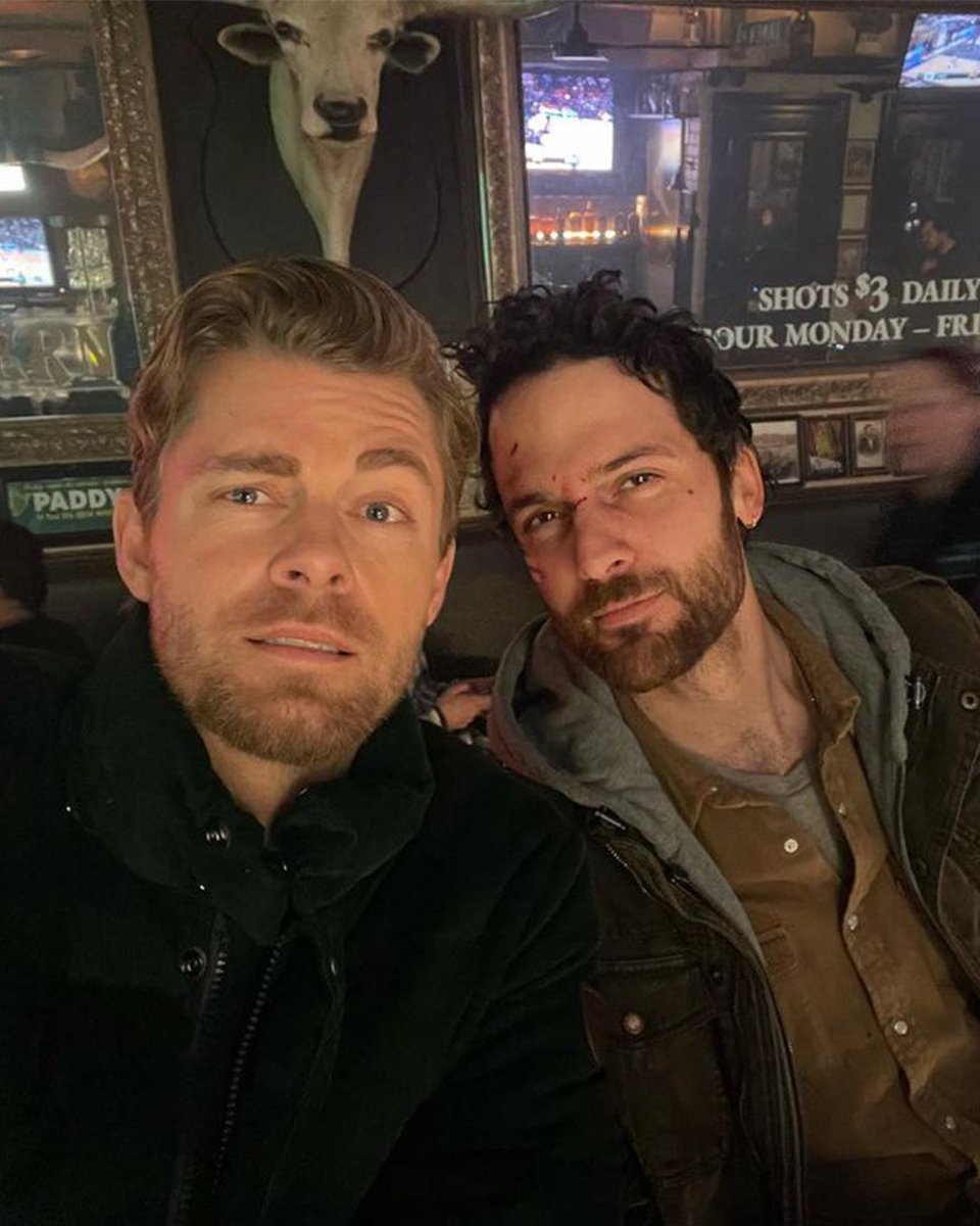 Rip and Sully in the flesh #ChicagoMed 📸: Luke Mitchell