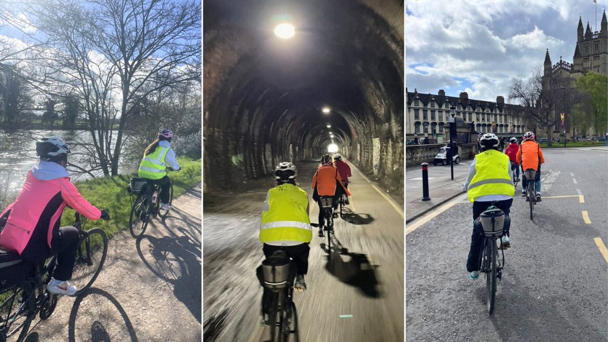 This weekend, our Gold @DofE group smashed their cycle training! Mr Riddle (Duke of Edinburgh Co-ordinator) explains that the group are building up with local cycles such as from Bath to Bristol before embarking on their trip to Paris in Summer Term. #DHInspiringGirls #DHCCA