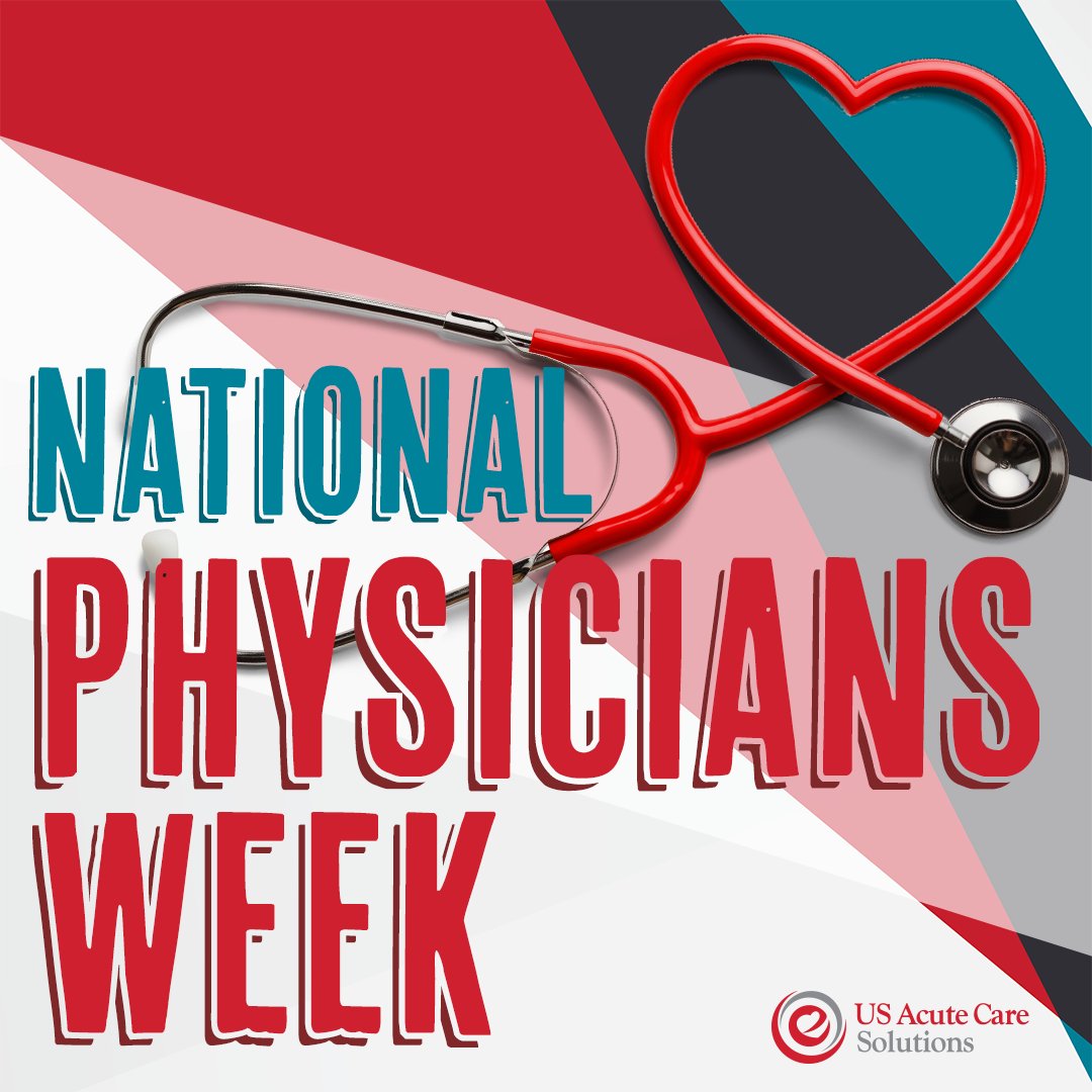 Join us in celebrating #PhysiciansWeek! We're fortunate to have an incredible team of physician colleagues who take our mission to heart, providing compassionate and high-quality care to every patient who walks through our doors. Explore our career at: usacs.com/careers