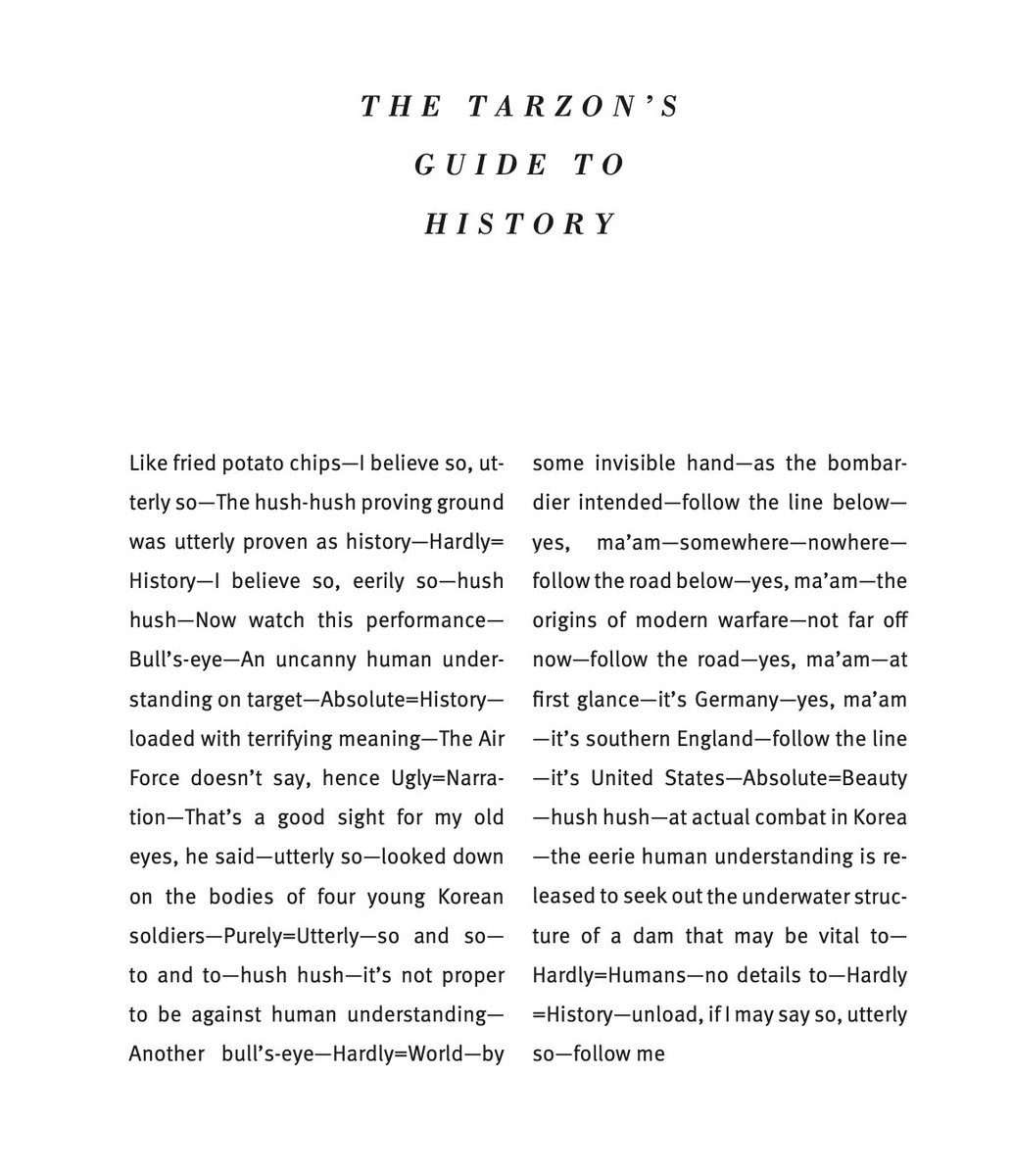 Like fried potato chips -- I believe so, ut- erly so -- The hush-hush providing ground was utterly proven as history -- Hardly = - @DonMeeChoi, 'The Tarzon's Guide to History'