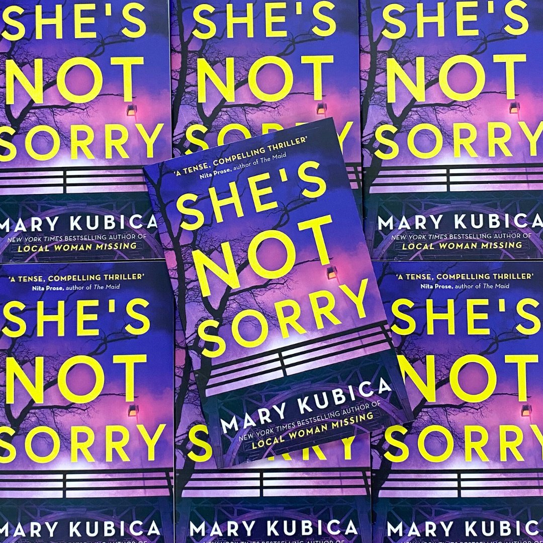 Start the countdown ⏲️ Only one month to go until the publication of #ShesNotSorry by New York Times bestselling author, @MaryKubica 🤩 To celebrate we’re giving away a handful of early copies. Like, and tag a friend in the comments to enter! T&Cs: ow.ly/GlRx50QXINF