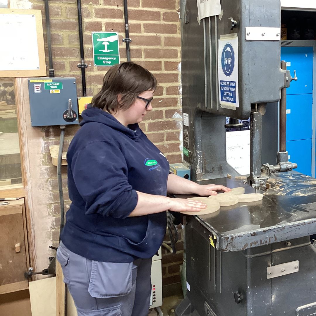 Spreading Easter joy with a touch of craftsmanship! 🐣 Our Level 3 Joinery students have stepped up for a local primary school who needed help with an Easter activity. 🐰 We can't wait to see the final results! #MadeAtCrawley