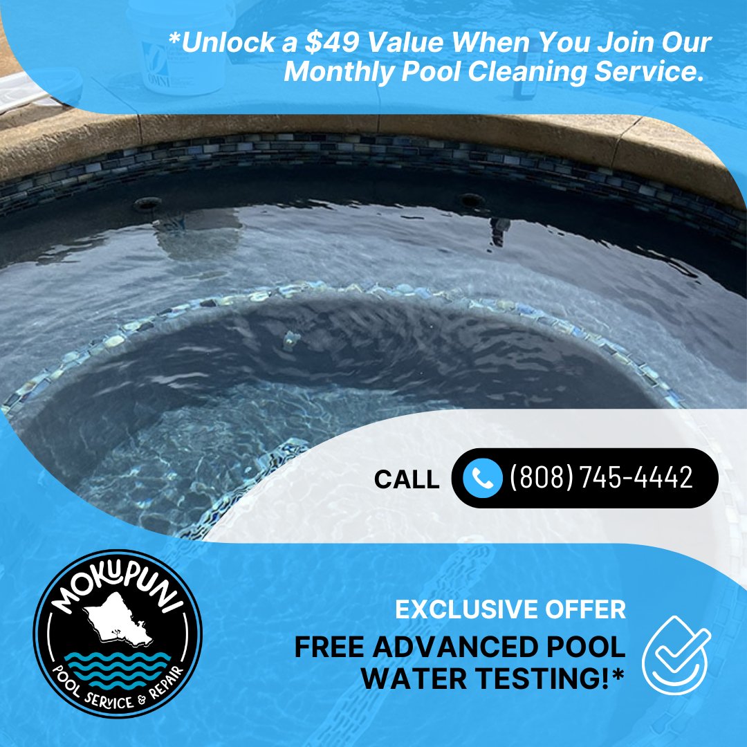 Ready to beautify your pool? Sign up for weekly pool cleaning and unlock the most advanced water analysis system!
.
Call us today at 👉 (808) 745-4442!
.
#poolmaintenance #poolcleaning #aloha #vibes #poolcleaners #pool #pools #poolrepair #Honolulu #Oahu #MokupuniPools