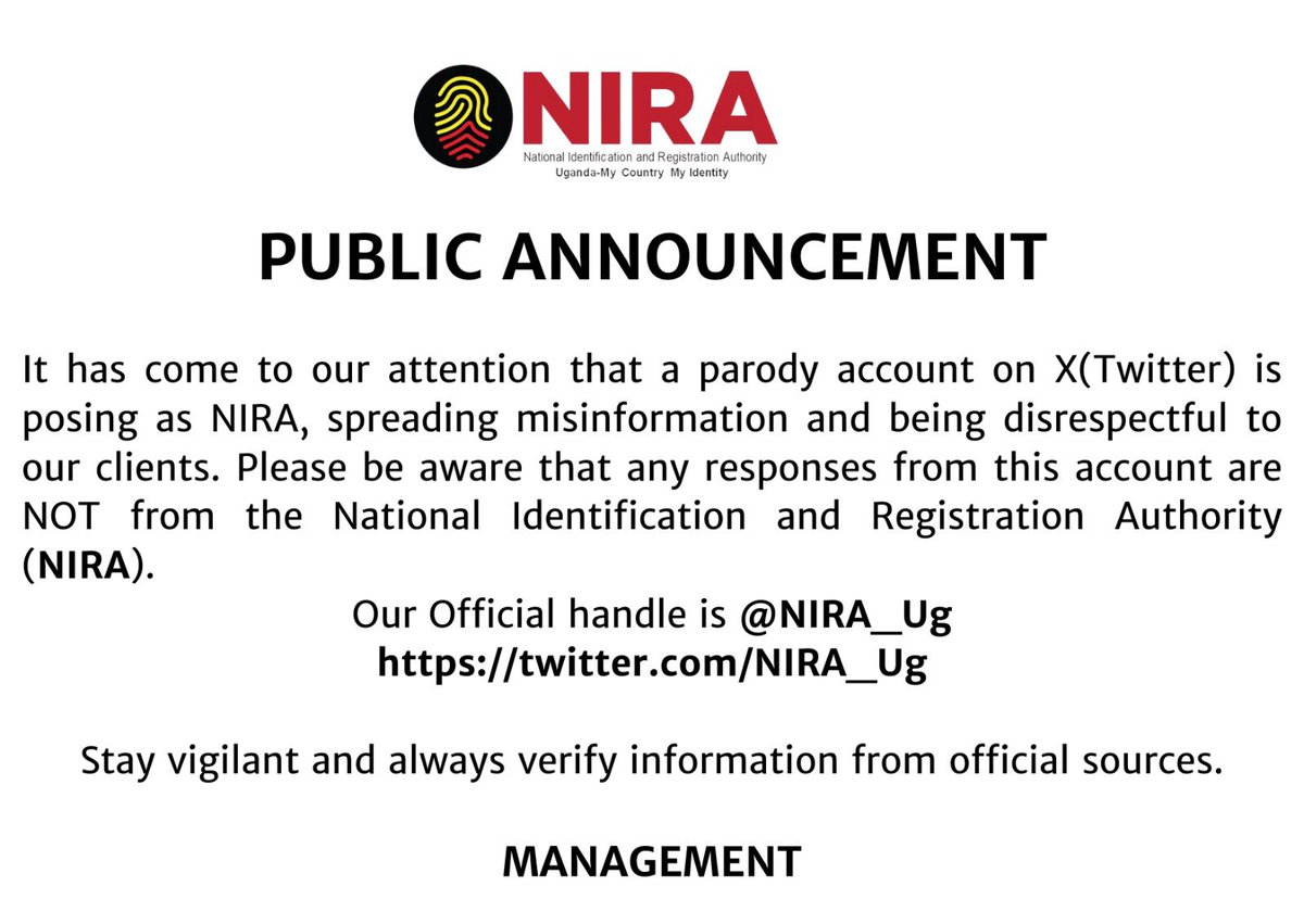 #PublicNotice: