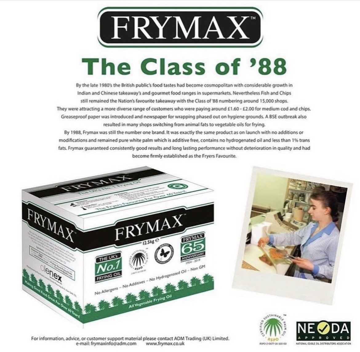 By the late 1980’s the British public’s food tastes had become cosmopolitan with considerable growth in Indian and Chinese takeaway’s and gourmet food ranges in supermarkets.

Read more about Frymax and the history >> library.myebook.com/FryMag/fry-mar…

#oil #history #trust #frymax #fry