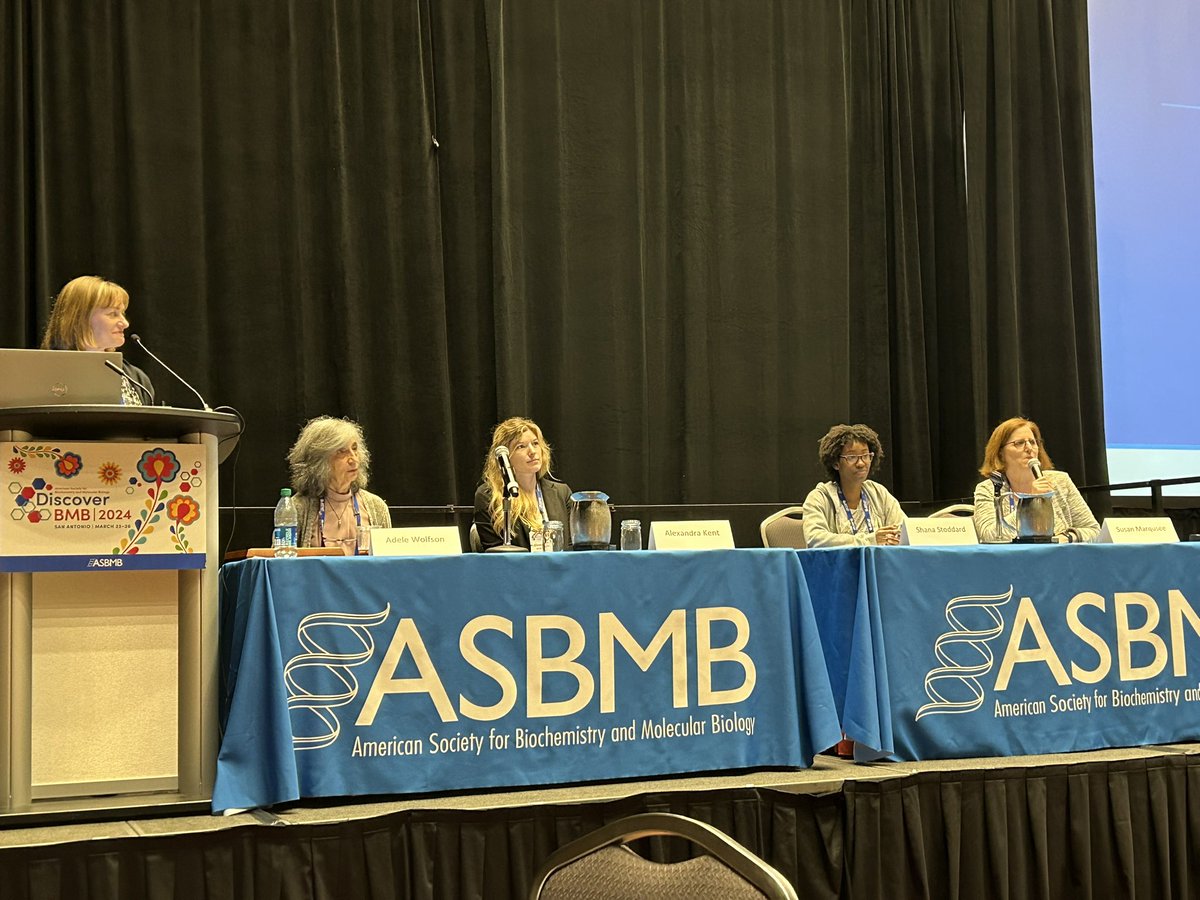 Great panel discussion at the women’s networking dinner last night@asbmb. Thanks to our fantastic Wibmb committee. Such rock stars!