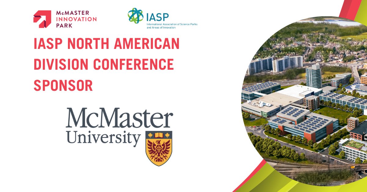McMaster Innovation Park (@mip_hamilton) on Twitter photo ✨We are excited to have <a href="/McMasterU/">McMaster University</a>  as one of our strategic partners for the <a href="/IASPnetwork/">IASP</a>  #NorthAmerican Division Conference!
The #IASP North American Conference will be on May 29 - 31. To learn more about the conference: mcmasterinnovationpark.ca/iasp-north-ame… ✨We are excited to have <a href="/McMasterU/">McMaster University</a>  as one of our strategic partners for the <a href="/IASPnetwork/">IASP</a>  #NorthAmerican Division Conference!
The #IASP North American Conference will be on May 29 - 31. To learn more about the conference: mcmasterinnovationpark.ca/iasp-north-ame…
