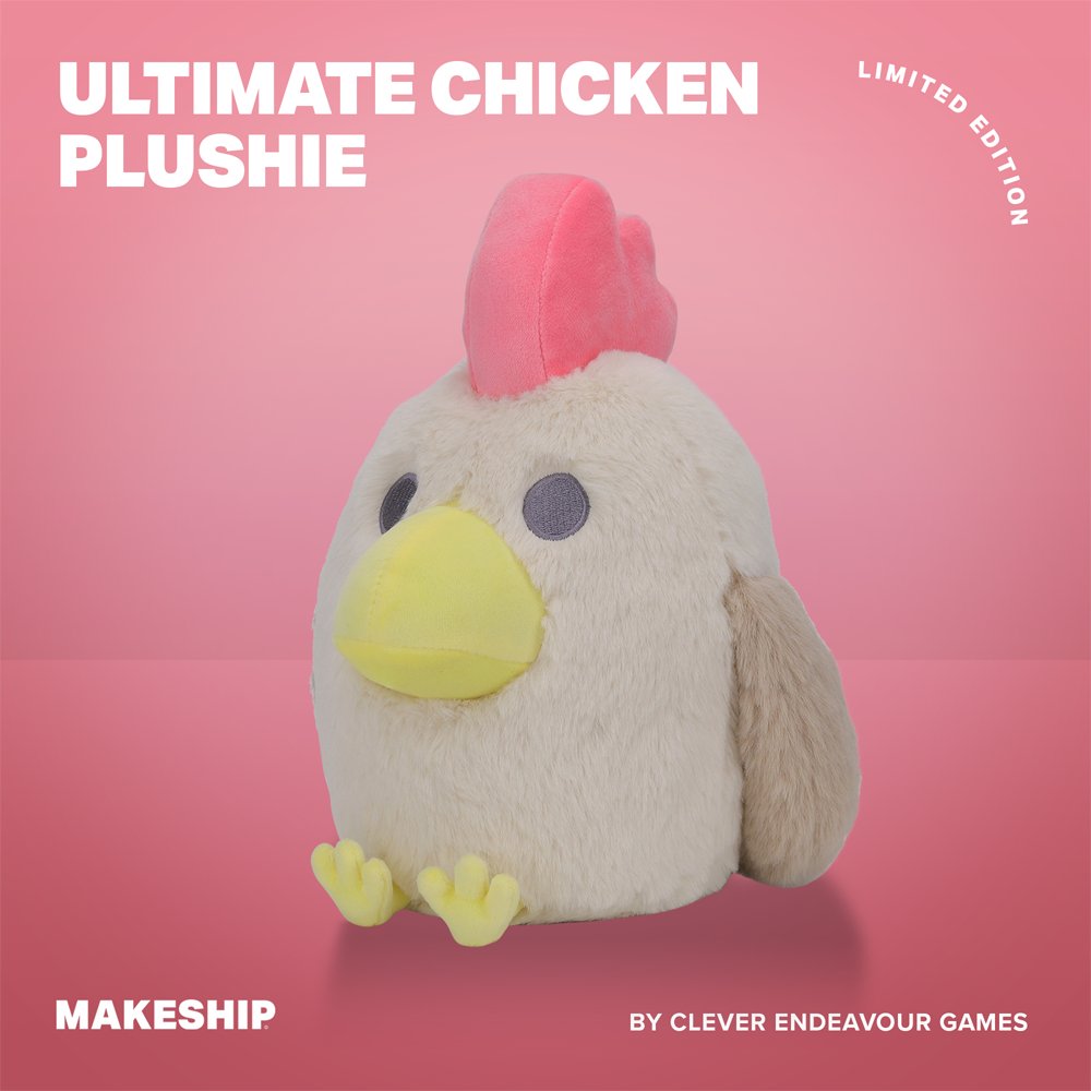 LAST CHANCE 🐔🐔🐔 to get your Ultimate Chicken Plush before they're gone! Our Makeship campaign ends Mar 28: makeship.com/products/ultim… #ultimatechickenhorse