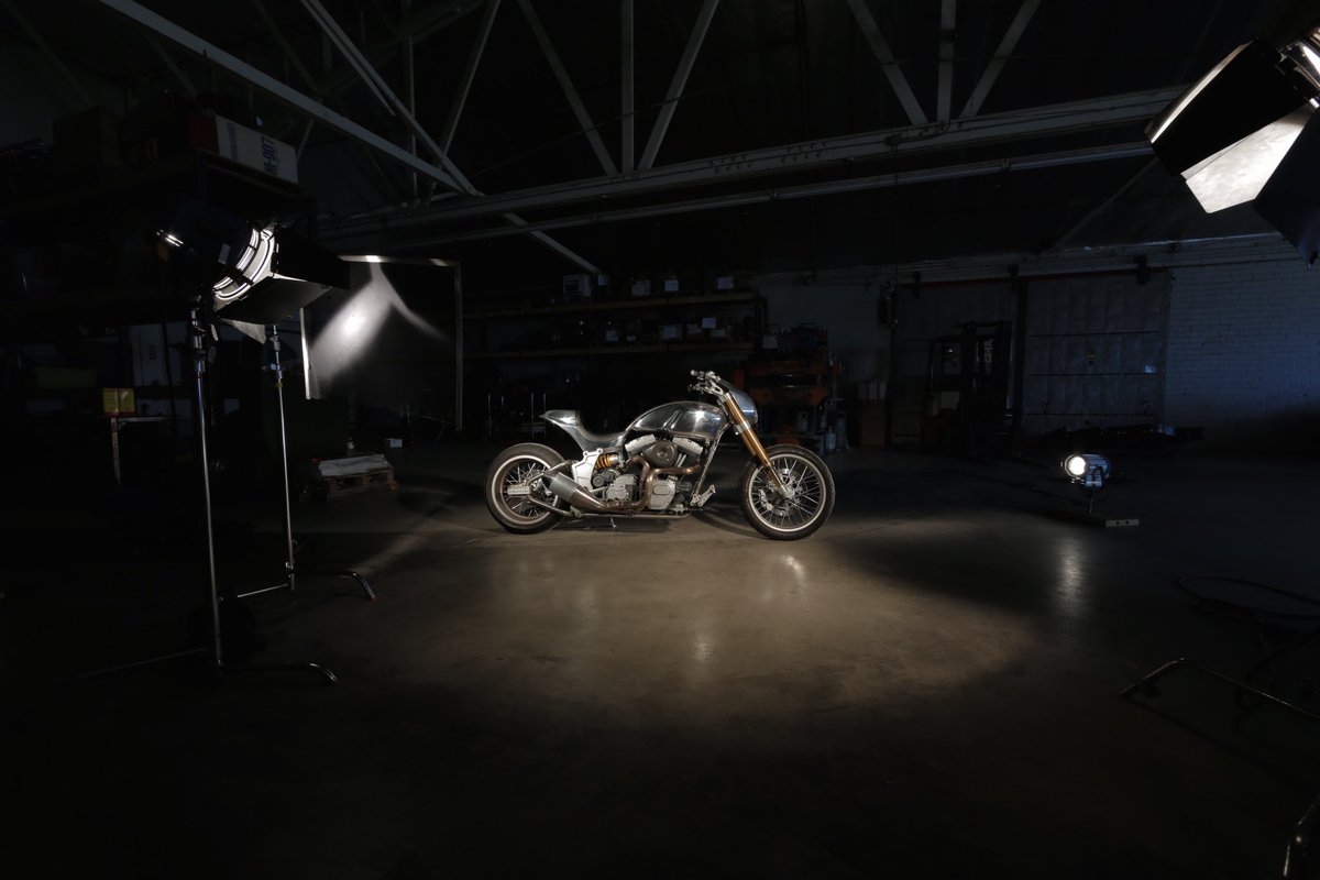 This all polished motorcycle would unknowingly become the inspiration for ARCH Motorcycle and prototype for the first KRGT-1.