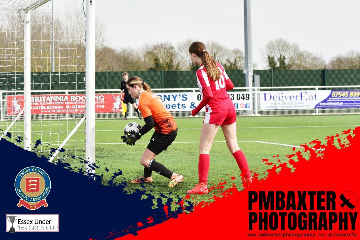 #Essex Under 16s Girls Cup Final: “I think Aryanna is ruthless, Demi's ruthless, and Daisy when they're on their game. You can stop them for so long, but you won't stop them for 80 minutes. Absolutely buzzing for them.” bit.ly/U16sGirlsCup #GirlsFinalsDay #EssexFootball