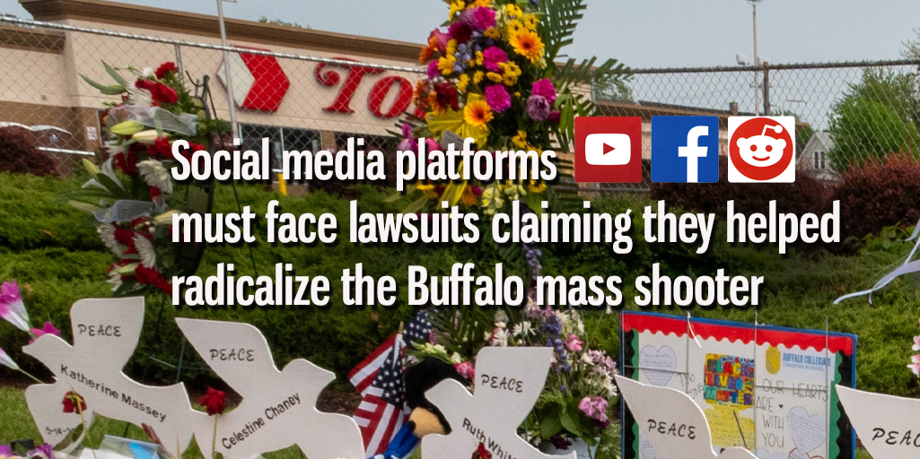 A New York state judge denied a motion to dismiss a lawsuit against social media giants Meta, 4chan, and Reddit. The suit alleges that these platforms contributed to the radicalization of a gunman who killed 10 people in Buffalo. 😳 #legalmarketing #attorneyseo