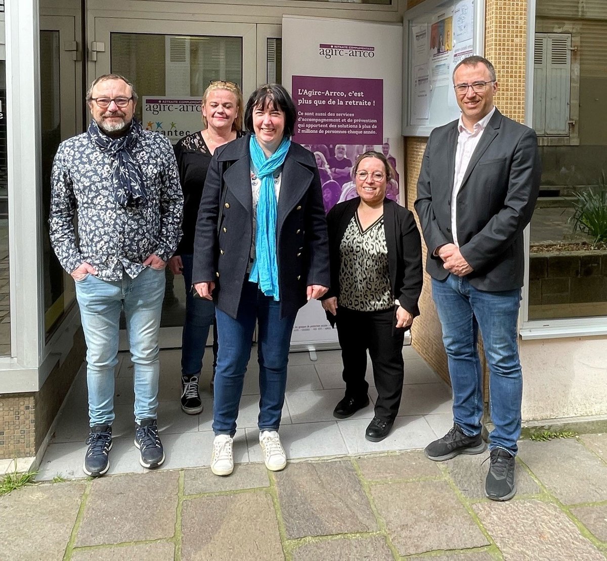 AgircArrco's tweet photo. J2 #RDVretraite2024 à #Laval #Mayenne avec @FloraGruau qui accueille avec Freddy Gaultier, la députée @Bannier_G sur cet évènement organisé partout en #France jusqu'au 29 mars. 
#proximité #accompagnement #prévention https://t.co/QX2l1jm1Jv
