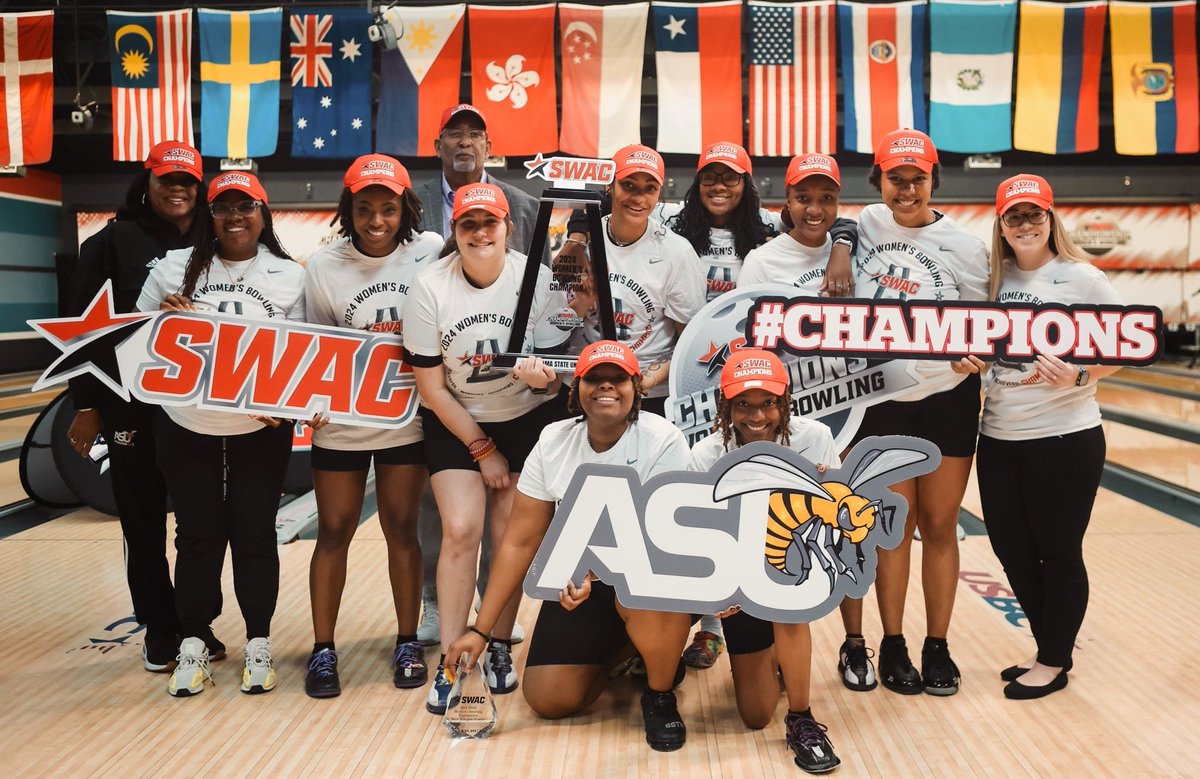 Hornet Fans Join us as we Welcome back the 2024 SWAC Bowling Champions today in front of the Acadome. They are returning from Dallas, TX, and are scheduled to arrive in front of the Acadome between 5 pm and 5:30 pm. #SWARMAS1