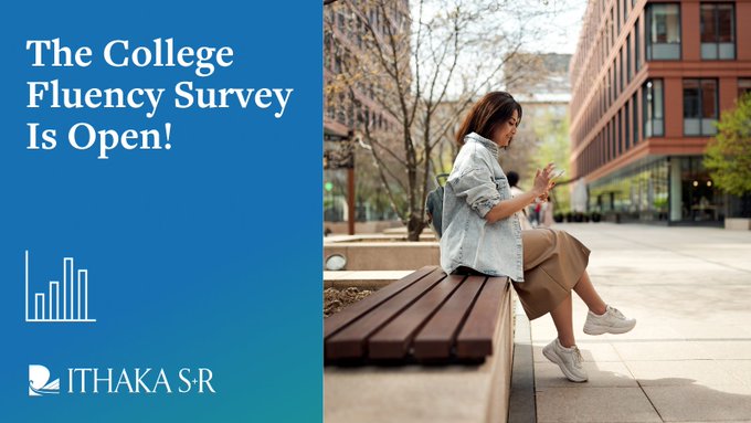 Ithaka S+R (@ithakasr) on Twitter photo We’re studying how #highered institutions can support students to access, utilize, and advocate for the college services they need—key to #StudentSuccess.
<a href="/ElmiraJangjou/">Elmira Jangjou, PhD - المیرا جنگجو</a> & <a href="/m_blankstein/">Melissa Blankstein</a> introduce our #CollegeFluency survey, with <a href="/bmcc_cuny/">BMCC</a> library: sr.ithaka.org/blog/the-colle… We’re studying how #highered institutions can support students to access, utilize, and advocate for the college services they need—key to #StudentSuccess.
<a href="/ElmiraJangjou/">Elmira Jangjou, PhD - المیرا جنگجو</a> & <a href="/m_blankstein/">Melissa Blankstein</a> introduce our #CollegeFluency survey, with <a href="/bmcc_cuny/">BMCC</a> library: sr.ithaka.org/blog/the-colle…