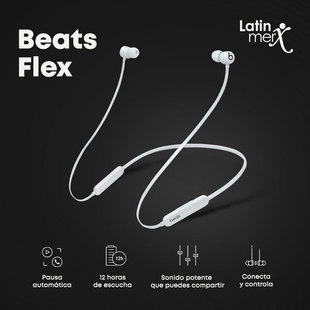 LatinMerx's tweet image. Sumérgete en el ritmo de tu vida con los auriculares inalámbricos Beats Flex durante todo el día. 🎶🔥 

🌟 Va a donde tú vas: Magnéticos y con pausa automática, mantienen tu música lista para reproducir.

🇺🇸 🇵🇦 🇻🇪