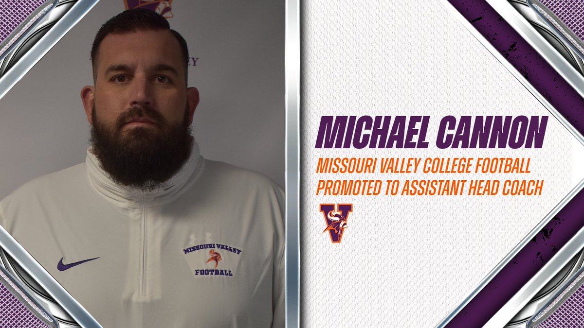 Missouri Valley College Football Promotes Michael Cannon to Assistant Head Coach! #valleywillroll
valleywillroll.com/general/2023-2…