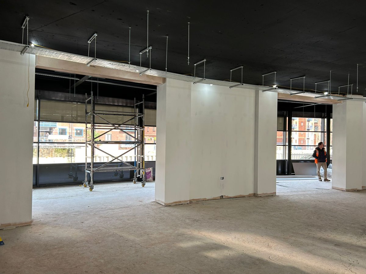 #4BreweryPlace is undergoing a full refurbishment and will offer 3,715 sq ft of contemporary workspace with riverside views, perfect for creatives. ​ ​ Contact Duncan Senior at @wsbproperty - 07888730366 or Adam Cockcroft at @CushWake - 0113 233 8866