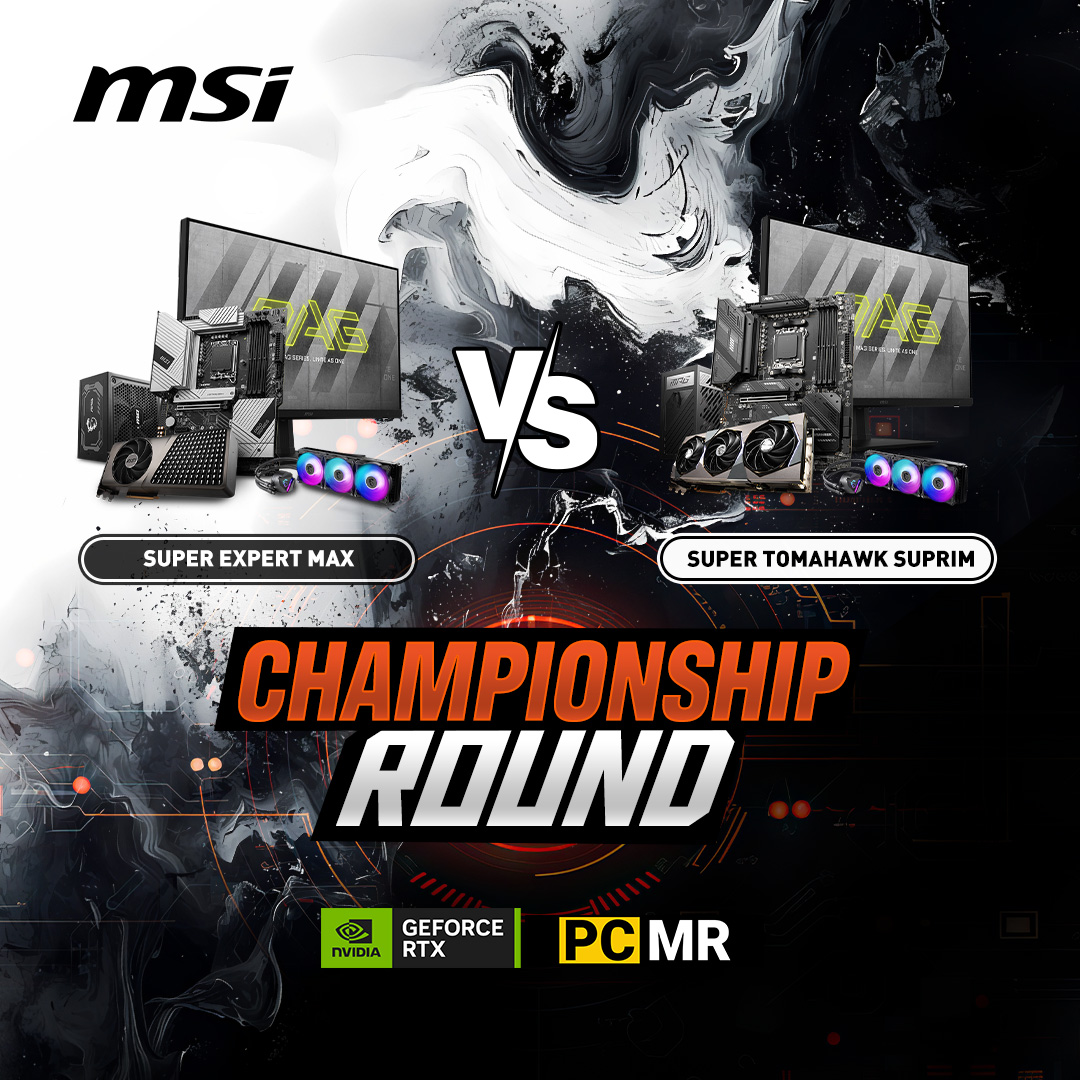 Introducing the two final groups for #mySUPER 

🏆 Vote for your favorite group now to see it turned into a full pc build! Enter the giveaway for a chance to win BIG!!  

Learn more about the event here and how to enter! 
📷 msi.gm/S687AB41 

#MSI #MSIGaming #PCMR