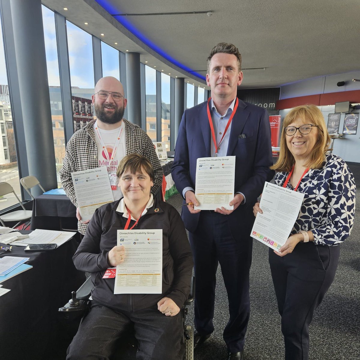 🌹 We were delighted to attend the @labour Conference 2024 over the weekend with the Oireachtas Disability Group. 

Top of our priority list when speaking to public representatives, was to urgently address the #CostOfDisability.