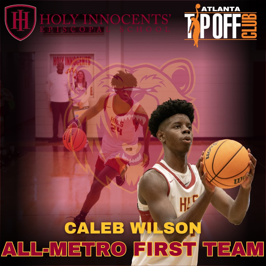 Congratulations to @CalebWilson2025 on his @ATLTipoffClub All-Metro First Team selection!!! #HIES #TRUE #GoBears @CoachMaysHIES @TonyWatkinsHIES