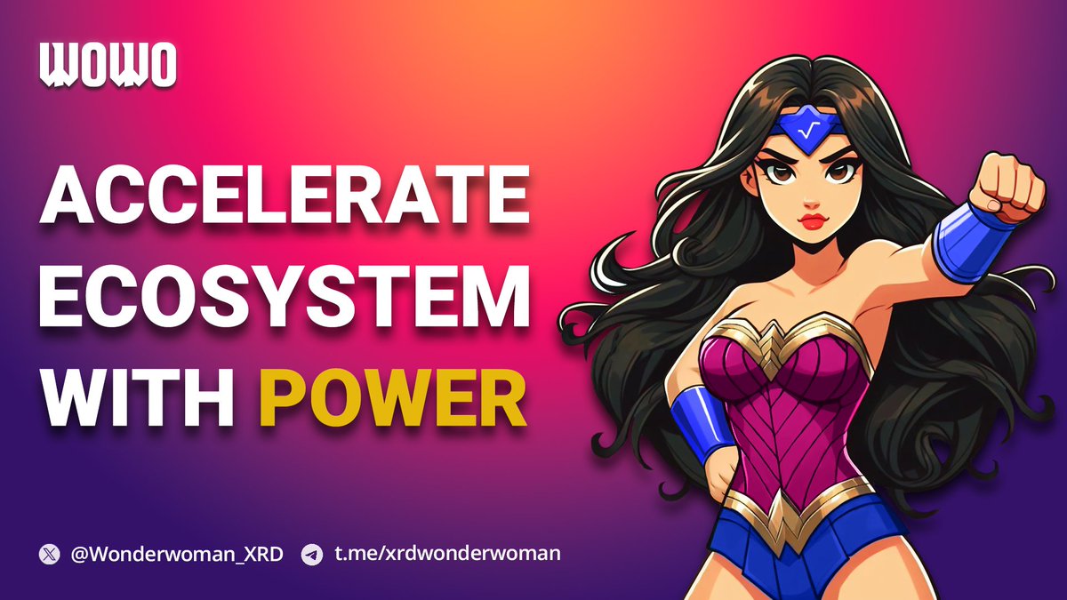 200+ followers in just 2 days. 🦸🏻‍♀️🔥
You guys are AMAZING. Tomorrow, 2 random winners be announced (make sure you have a <a href="/radixdlt/">Radix - Radically Different DeFi</a> Wallet). If Dan, Piers or Ivan will follow before the announcement, the 250 000 $WOWO price will still be triggered!