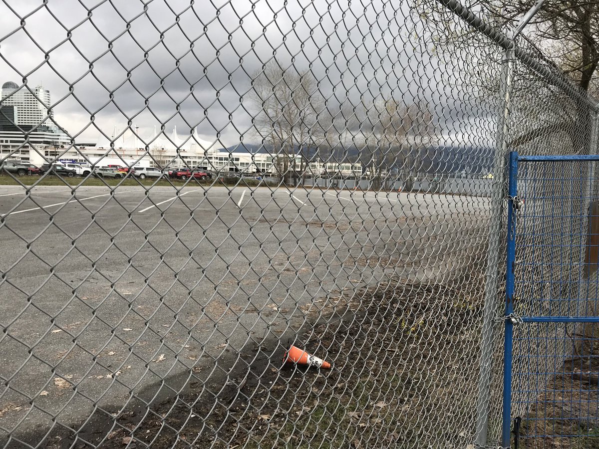 At crab decampment. Media focusing on folks wanting to get into the old site. Solution is right next door. Rent this parking lot from the port and put tiny houses on it. That’s what crab campers want.