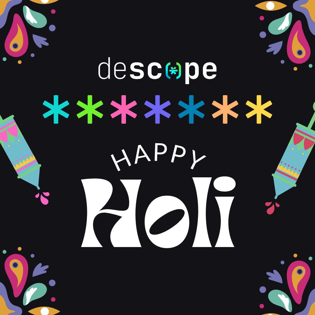 PSA: Having your password in multiple colors does not make it stronger.

Happy Holi from @descopeinc!

#happyholi #holi2024 #peopleandculture #descopers