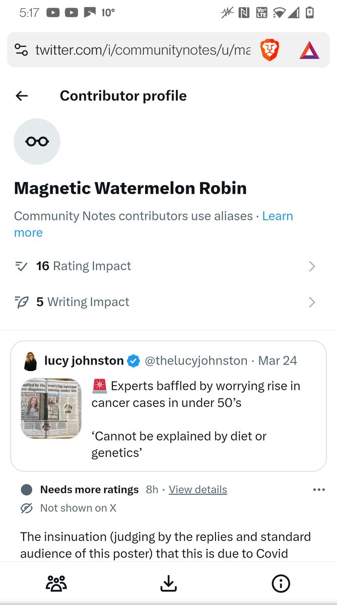 mickeymac619's tweet photo. @annaberu @KateTruth2024 You've been tagged by a Community Note troll identified only as 'Magnetic Watermelon Robin'. Who has an obsessive interest in the #deepfakekate and in discrediting the many vax injury testimonies. Interestingly, he or she is working in a team with others. https://t.co/kCJZni236c