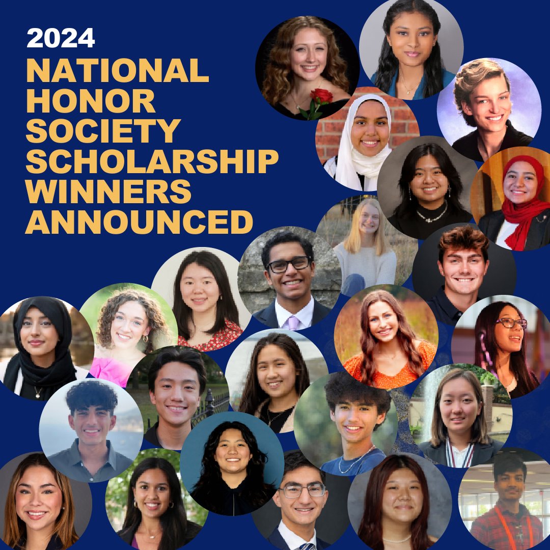 🏆Join us in congratulating and celebrating our 2024 NHS Scholarship Recipients!🎉Visit the following link to meet these 600 remarkable students: bit.ly/3TrwSm2 📲 Stay tuned for the grand reveal of the top winners at our Trailblazing Leadership Week Gala on 4/5!