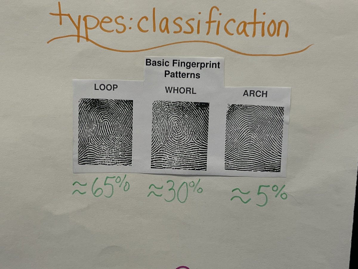 2K had a special visit today from Mrs. Ryan to teach us about our fingerprints!
