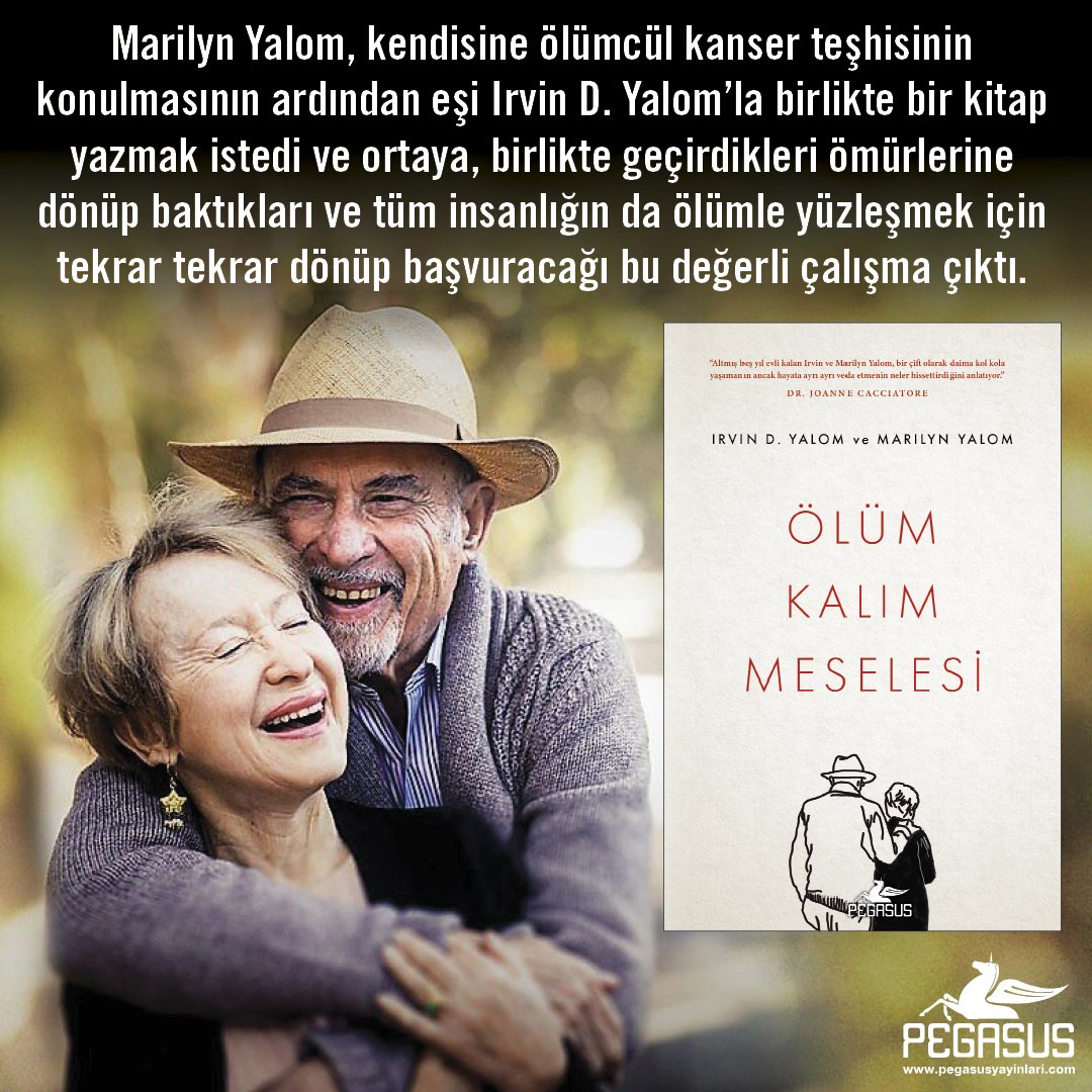 Altmış beş yıl evli kalan Irvin ve Marilyn Yalom, bir çift olarak daima kol kola yaşamanın ancak hayata ayrı ayrı veda etmenin neler hissettirdiğini anlatıyor. Ölüm Kalım Meselesi, Irvin D. Yalom & Marilyn Yalom Kitabı İncele: ty.gl/yyvdqht9zi