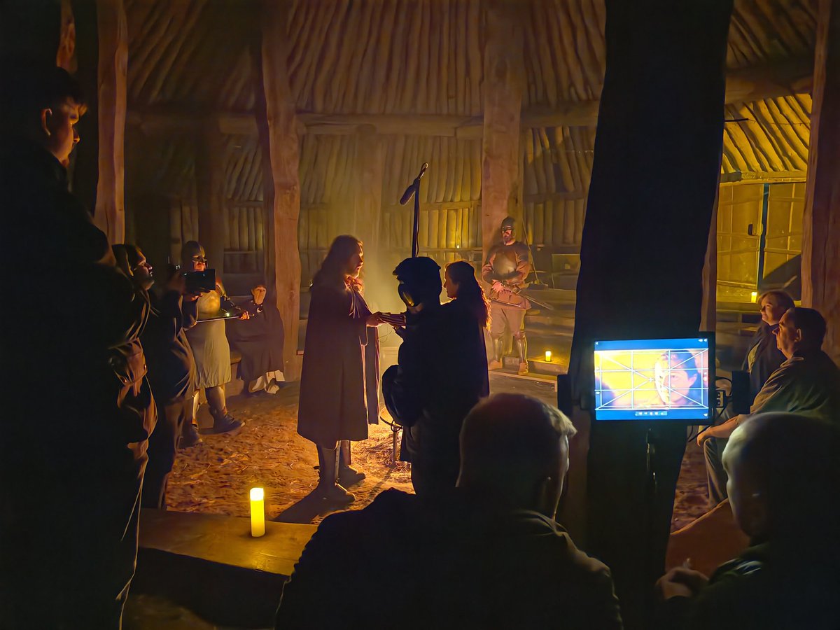 ScottDSuter's tweet photo. What an incredible few days back on set of ‘The Guard: The Echoes of Glory’. We fought rain, hail, planes, reluctant sheep, archers, overly keen smoke and those long ass nights. We’ve got more to do, more battles to face but for now this chapter is done and I can finally sleep! https://t.co/tLTgXRvX02