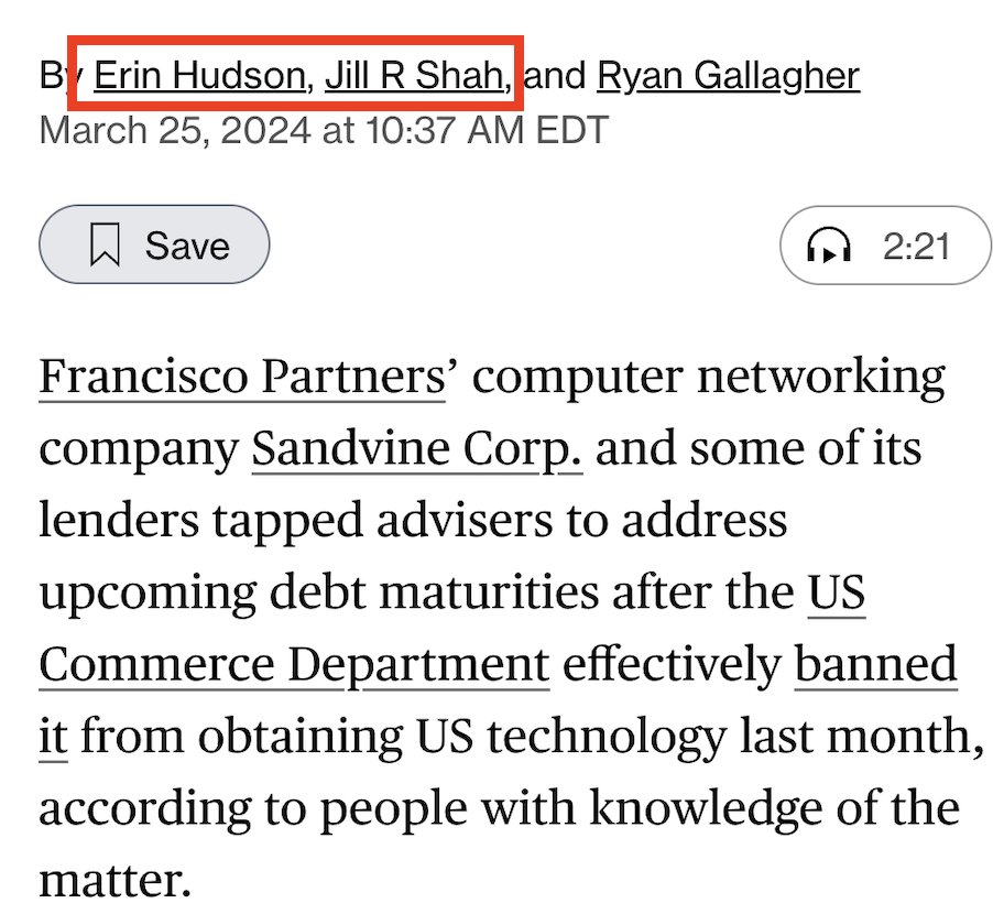 3/ It's totally a sign of good corporate health when the distressed debt beat reporters show up ft @EK_Hudson & @jillrshah.