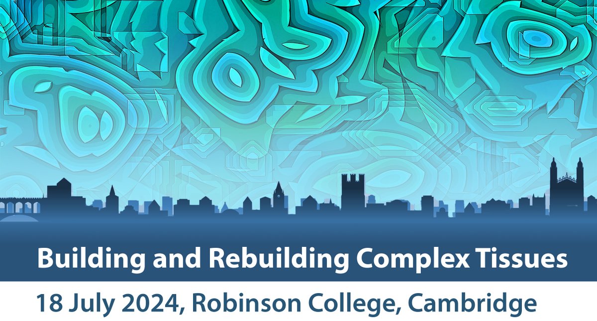 Only ONE WEEK left for early bird registration for our one-day meeting on Building and Rebuilding Complex Tissues! Register here: bio.cam.ac.uk/complex-tissue…