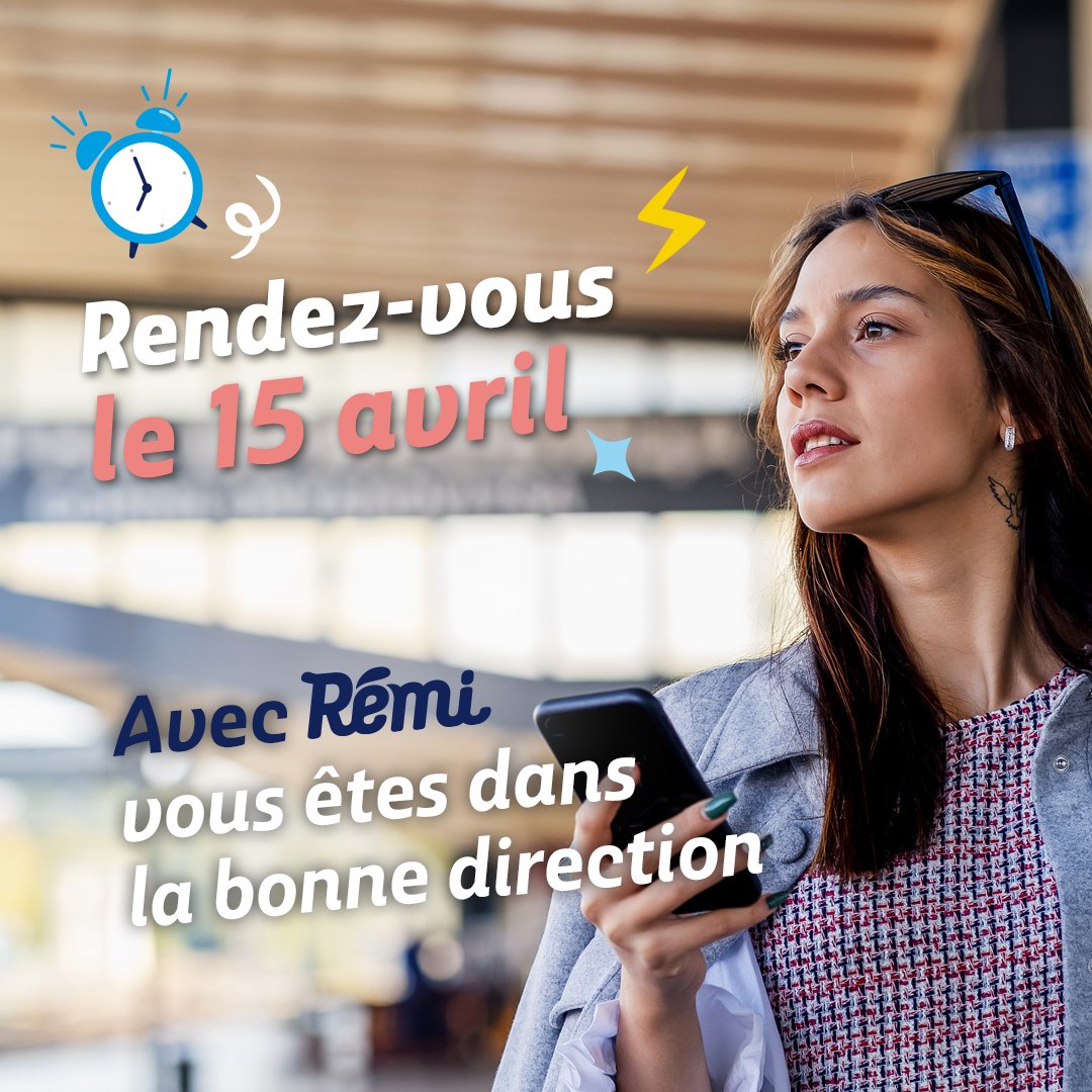 Bienvenue à bord de vos nouveaux réseaux sociaux Rémi ! 👋 RDV dès le 15 avril pour découvrir nos bons plans, l'actualité réseau et les coulisses de vos transports Rémi... Nous avons hâte de partager cette aventure avec vous.💚