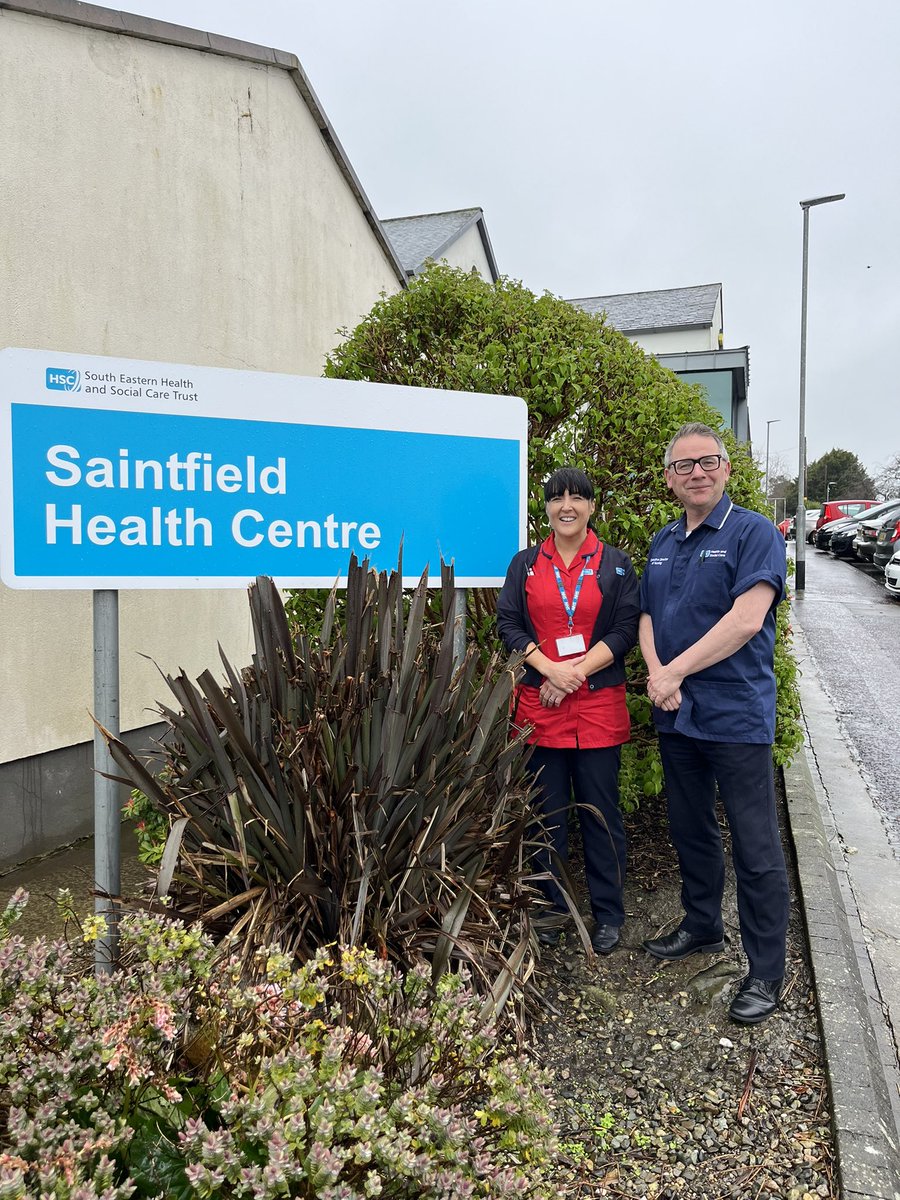 Great morning with District Nursing Sister Laura in and around Saintfield @setrust. A wonderful service to the community; with every patient explaining how much they value Laura and the Team … ‘they’re great … nothing is ever a bother’. Well done and much appreciated👏👏👏