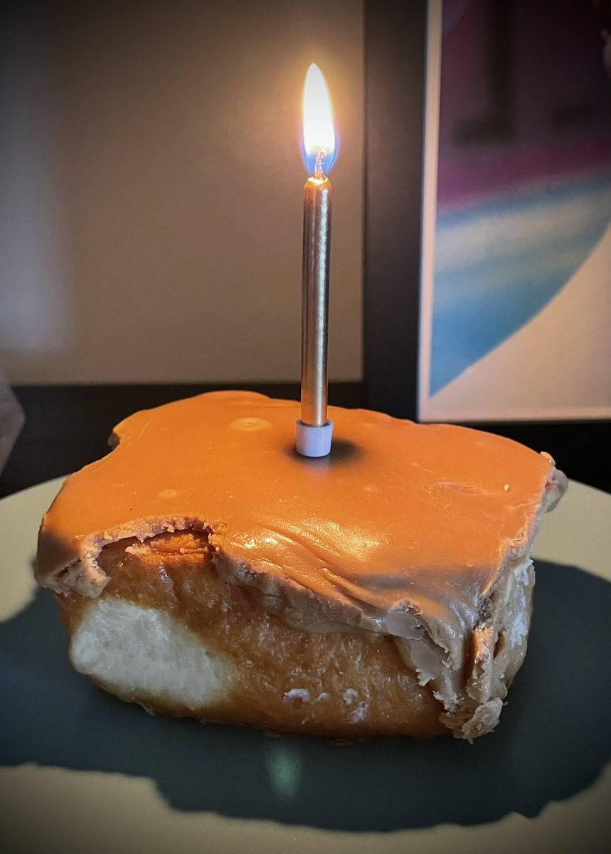 A <a href="/FisherDonaldson/">Fisher & Donaldson</a> fudge doughnut is way better than any slice of birthday cake! Absolutely divine. 🤤🍩